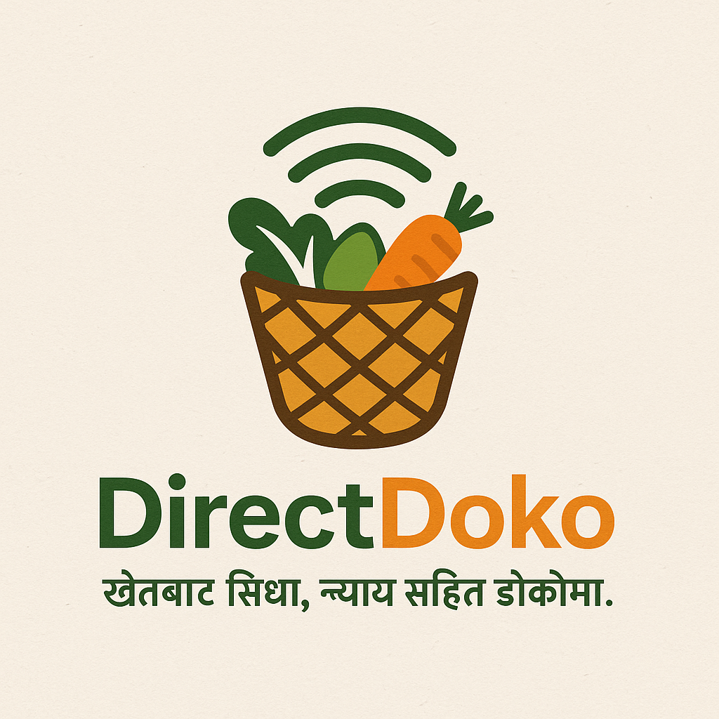 DirectDoko logo showing fresh vegetables